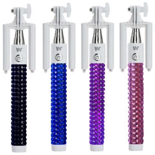Rhinestone selfie sticks
