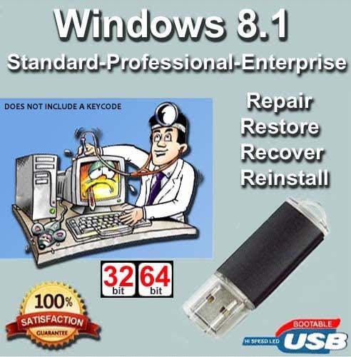Windows 8.1 All Versions-USB