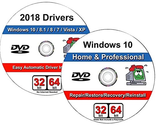 Windows 10 Home Prof 32/64 bit 2018 Drivers