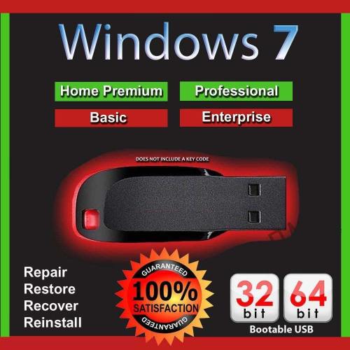 Windows 7 All Versions Sandisk USB