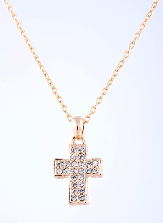 Gold Plated Cross Necklace